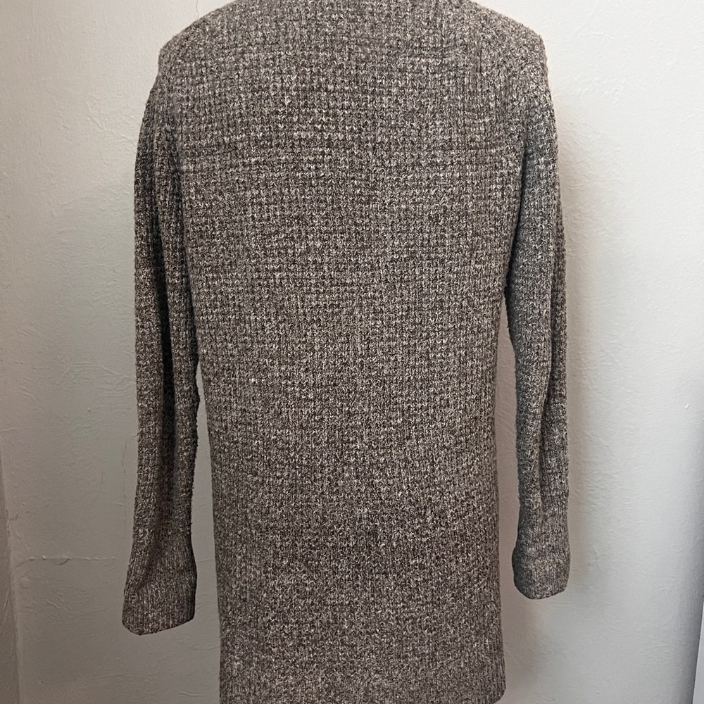 Caslon Brown Cardigan Sweater Open-Front Design Size Small - Picture 5 of 11